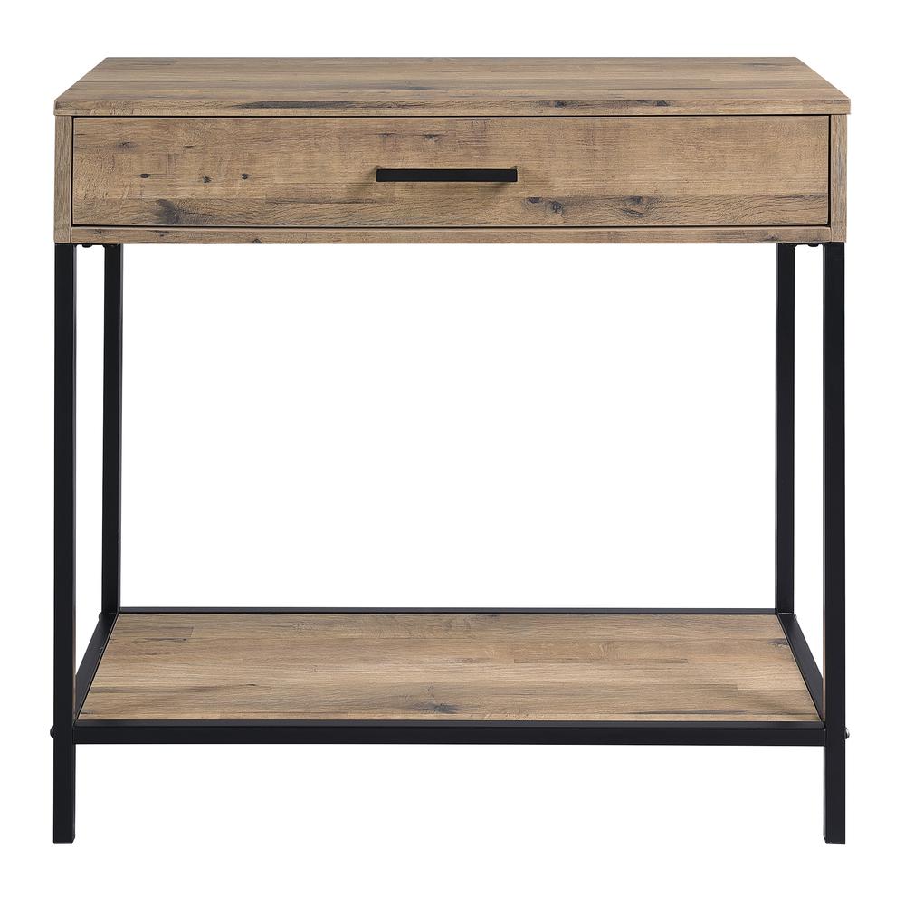 Quinton 30″ Foyer Table in Salvage Oak
