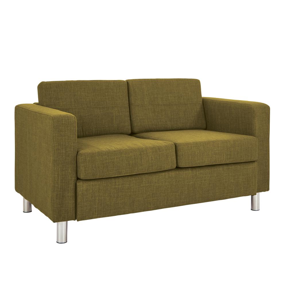 Pacific LoveSeat In Green Fabric