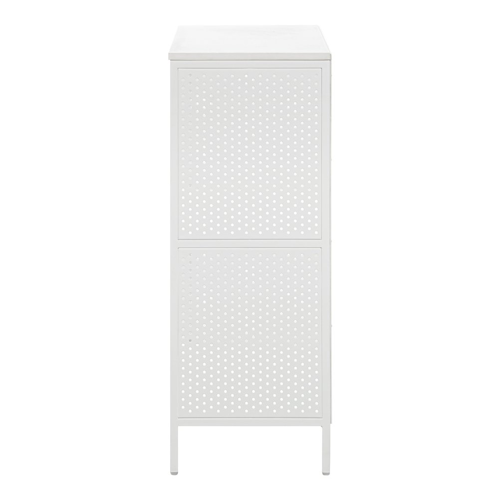 Ace 2 Shelf Bookcase In White Finish