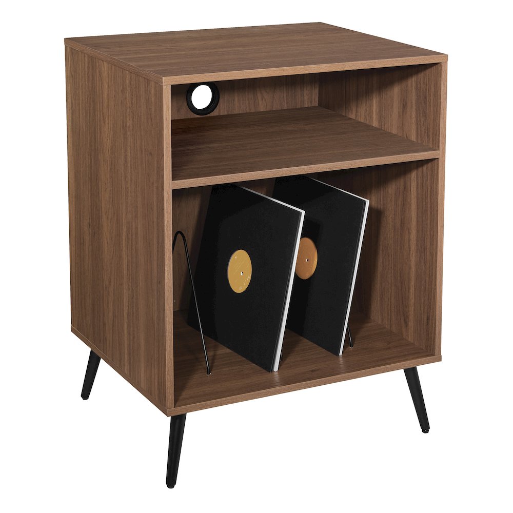 Retro Record Player Stand w/ Album