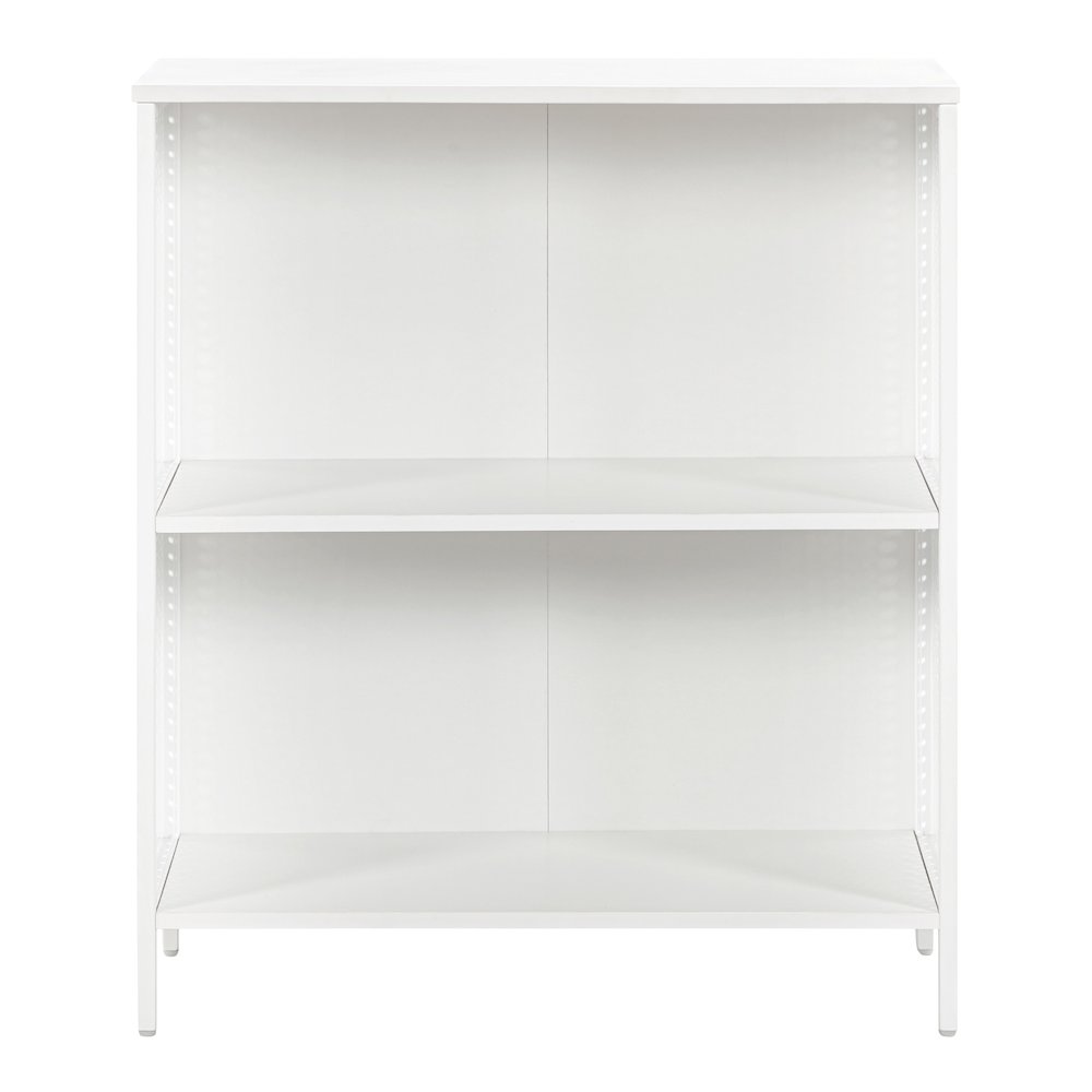 Ace 2 Shelf Bookcase In White Finish