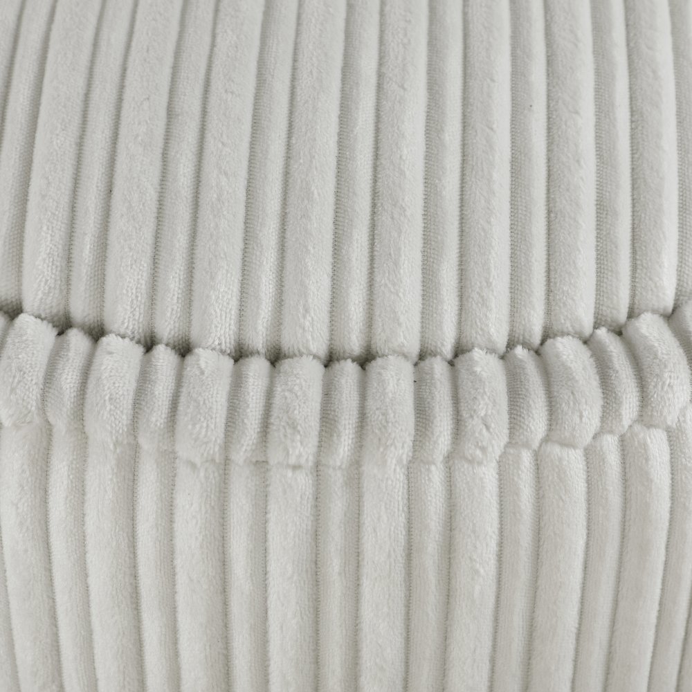 Bartley Storage Ottoman in Taupe Cord Fabric
