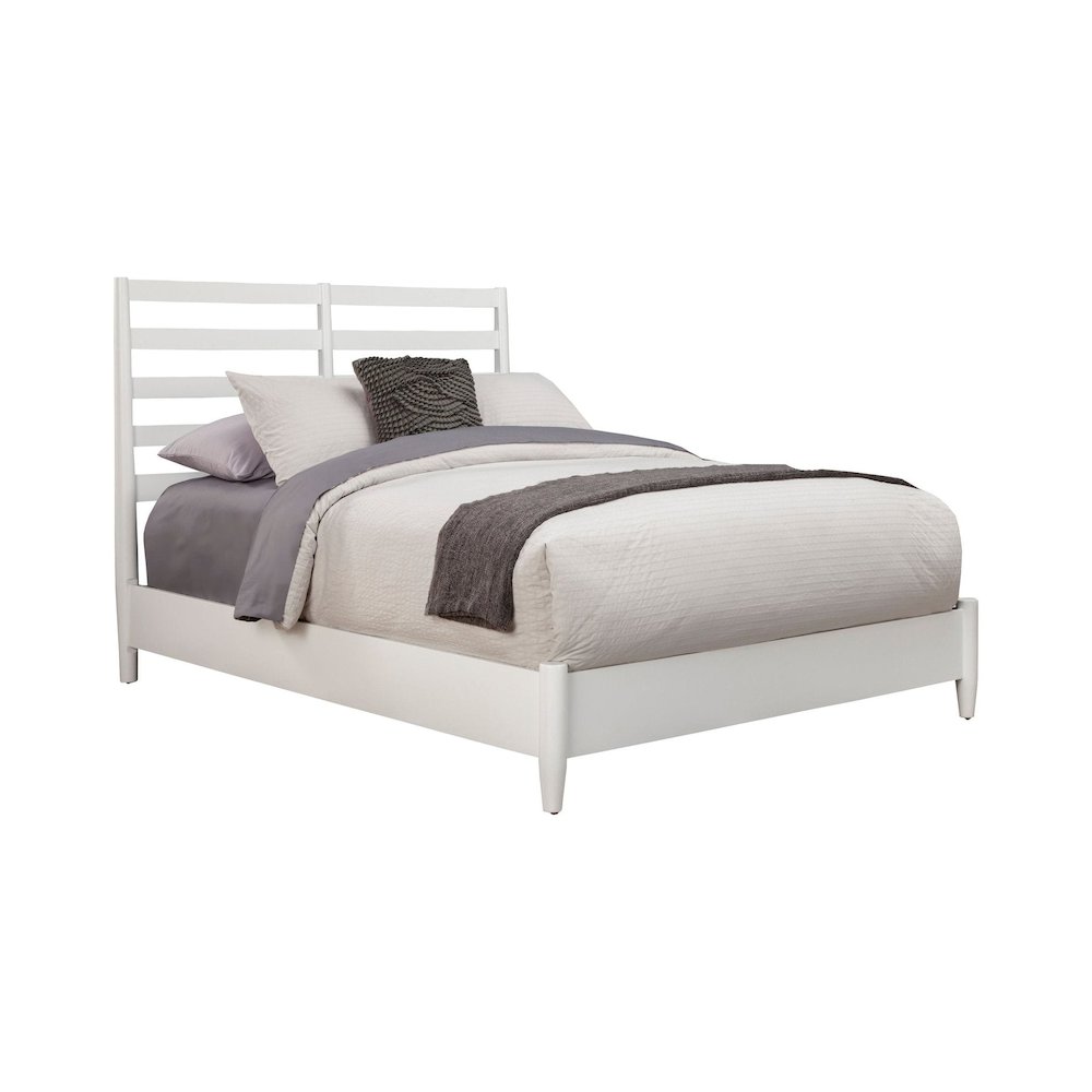 Flynn Retro Standard King Bed w/Slat Back Headboard