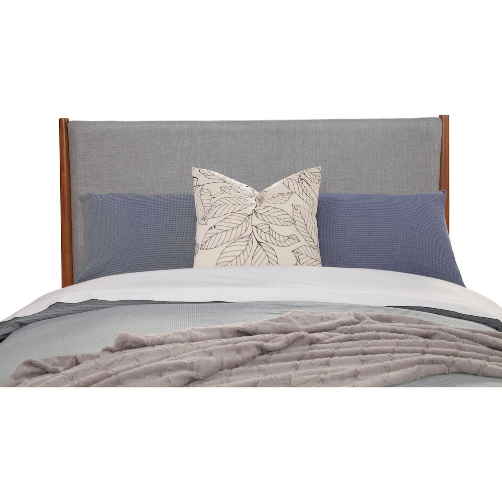 Flynn Mid Century Modern Two Tone Full Size Panel Bed