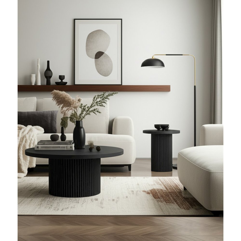 Reba Round End Table