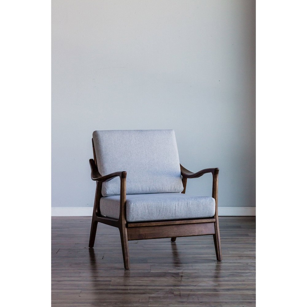 Zephyr Slate Lounge Chair with Removable Cushions