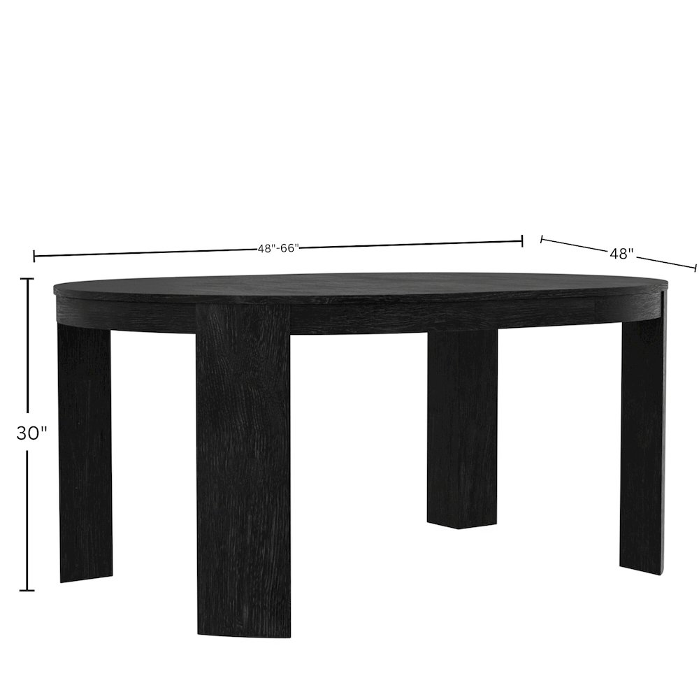 Carter 48″ Round Extension Dining Table