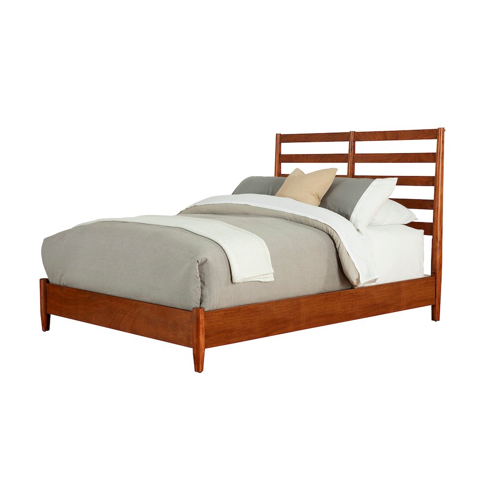 Flynn Retro Full Bed w/Slat Back Headboard