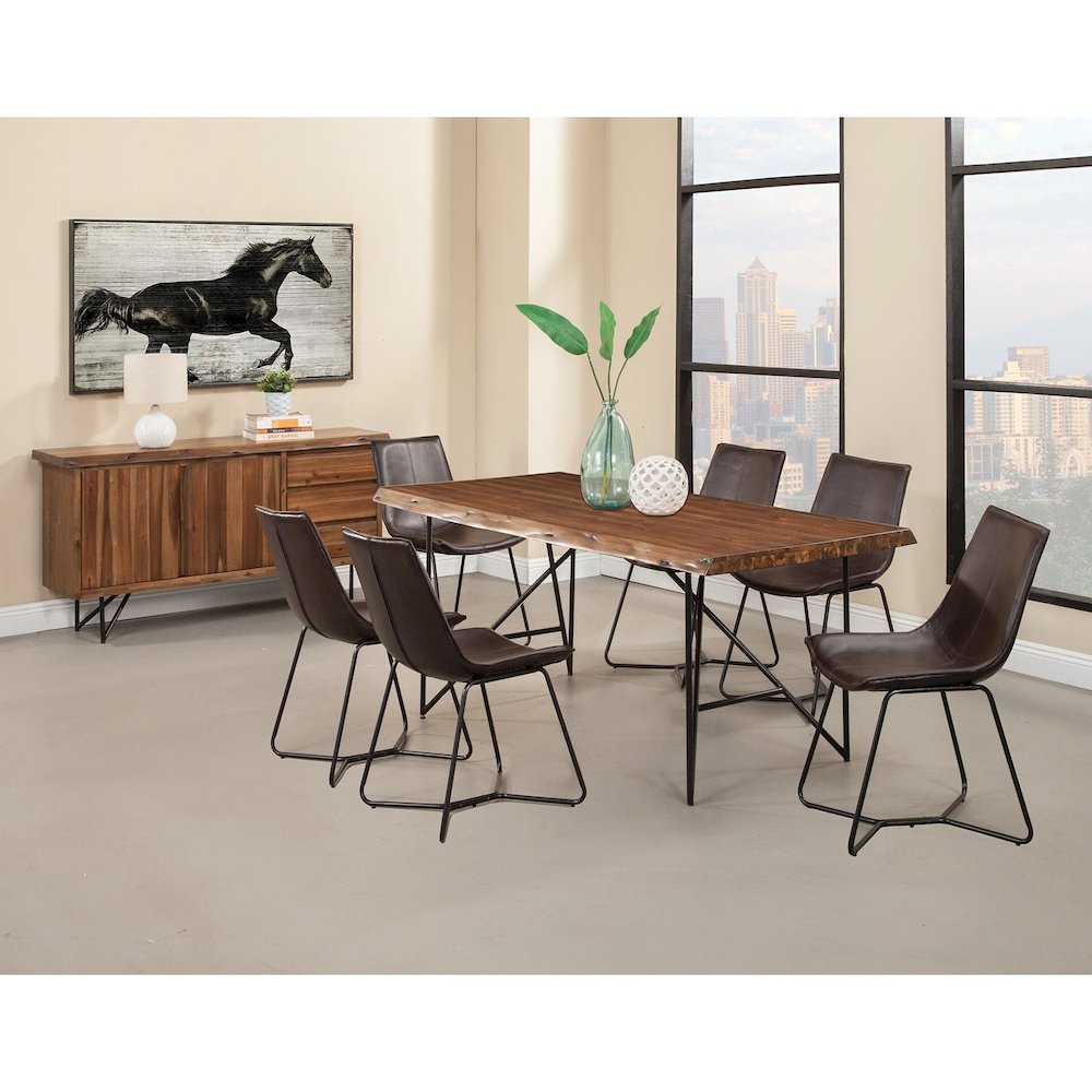 Live Edge Solid Wood Dining Table