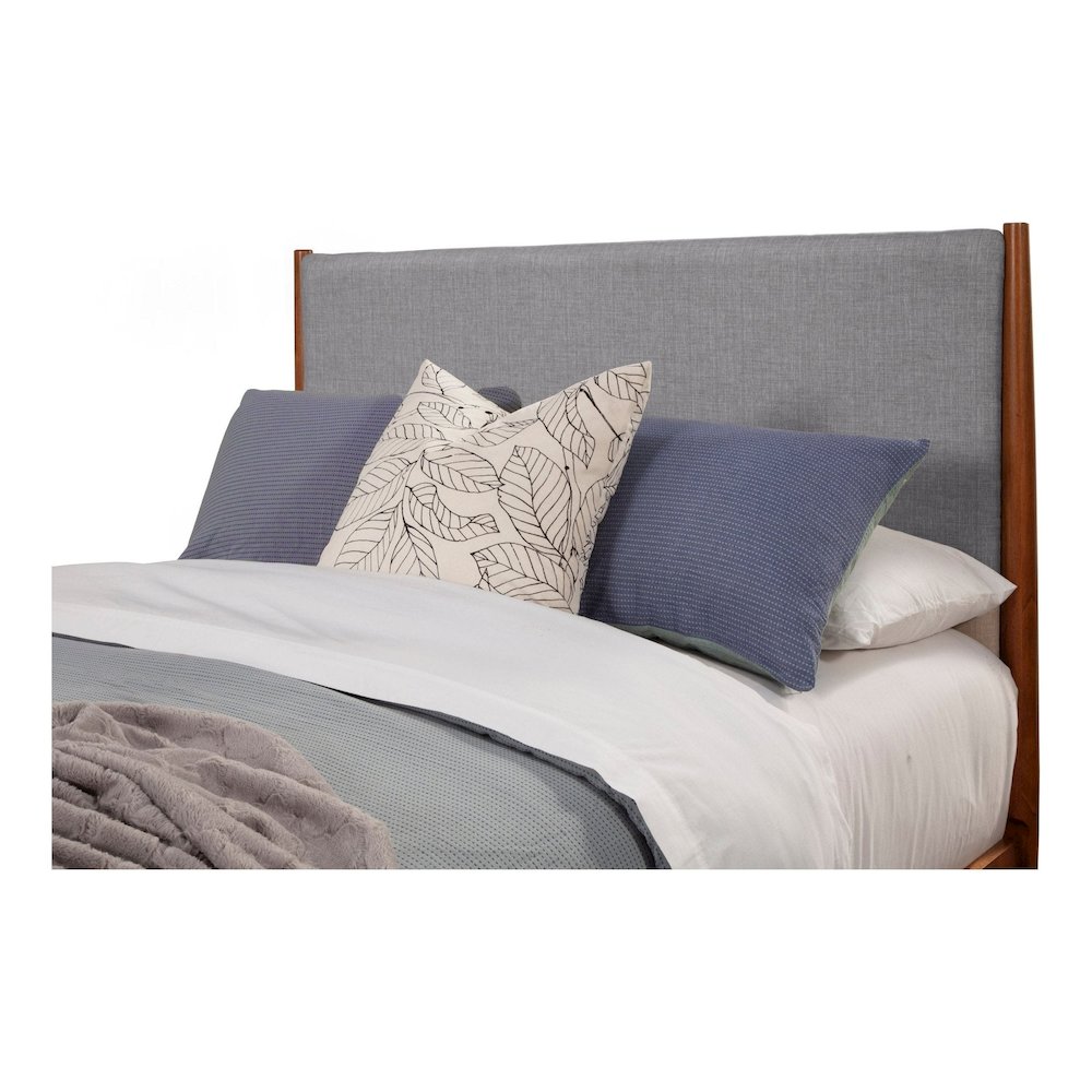 Flynn Mid Century Modern Two Tone Full Size Panel Bed
