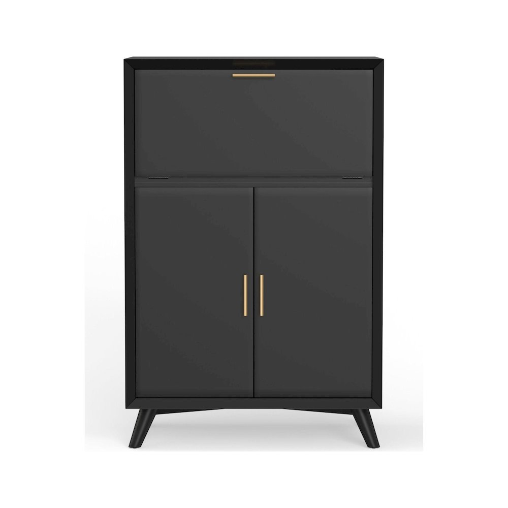 Flynn Large Bar Cabinet w/Drop Down Tray