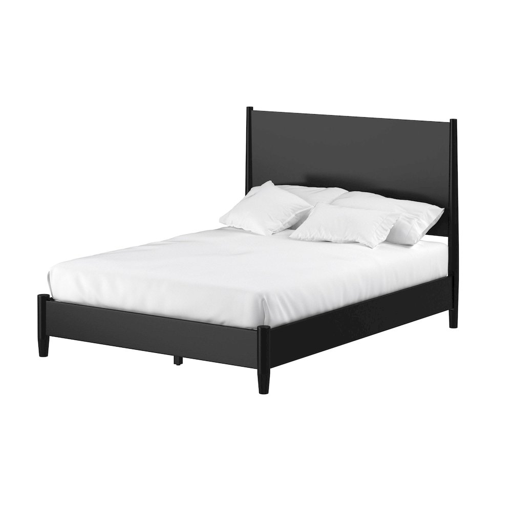 Flynn Mid Century Modern Queen Panel Bed