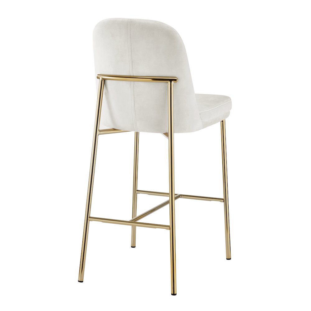 Keisha Velvet Counter Stool
