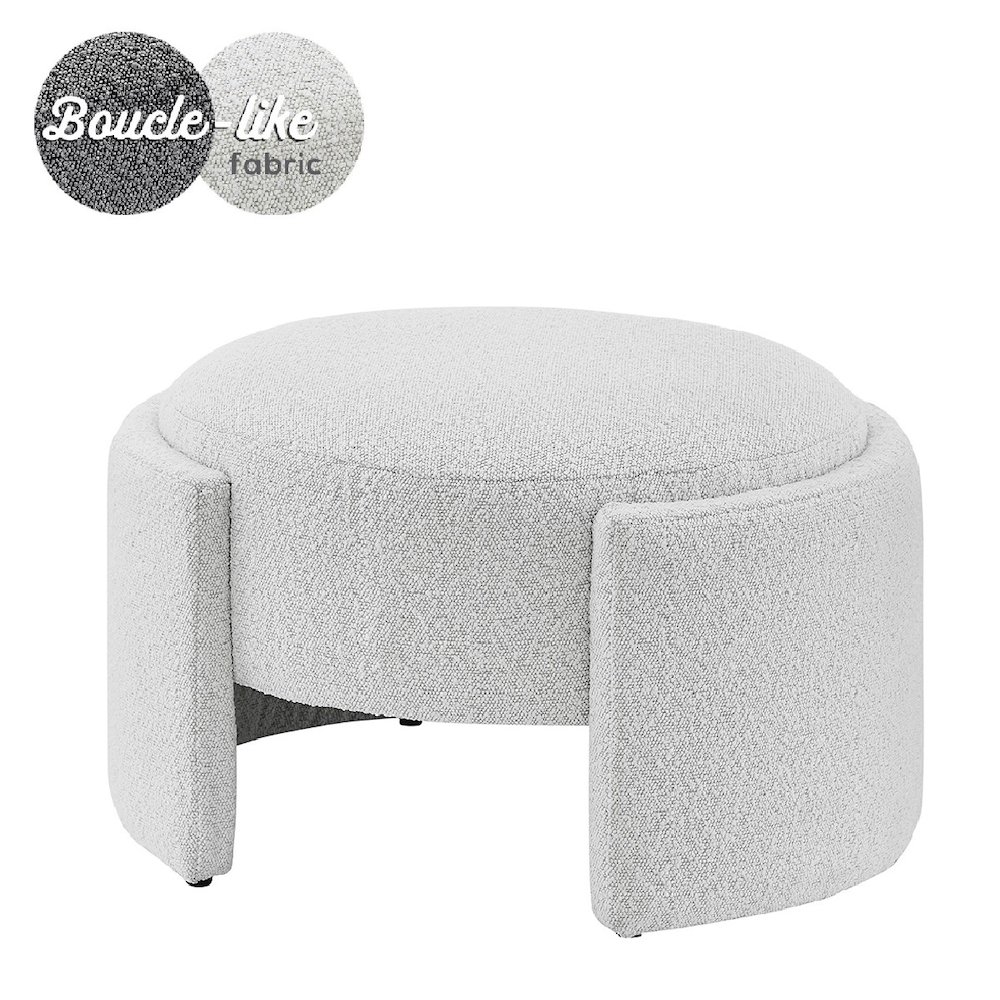 Felicia Fabric Ottoman