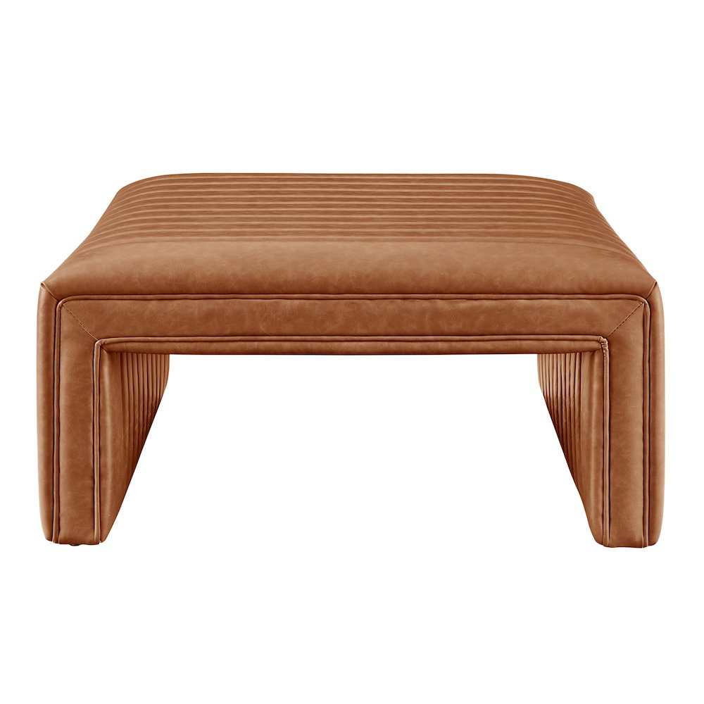 Atkinson Faux Leather Coffee Table/Ottoman