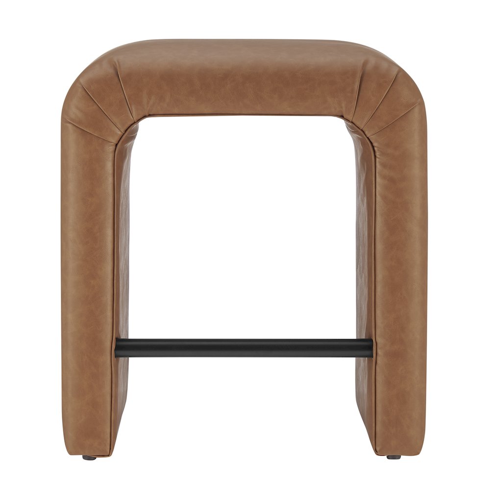 Jovanka Faux Leather Counter Stool