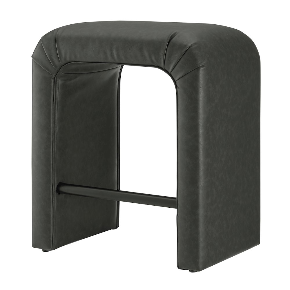 Jovanka Faux Leather Counter Stool