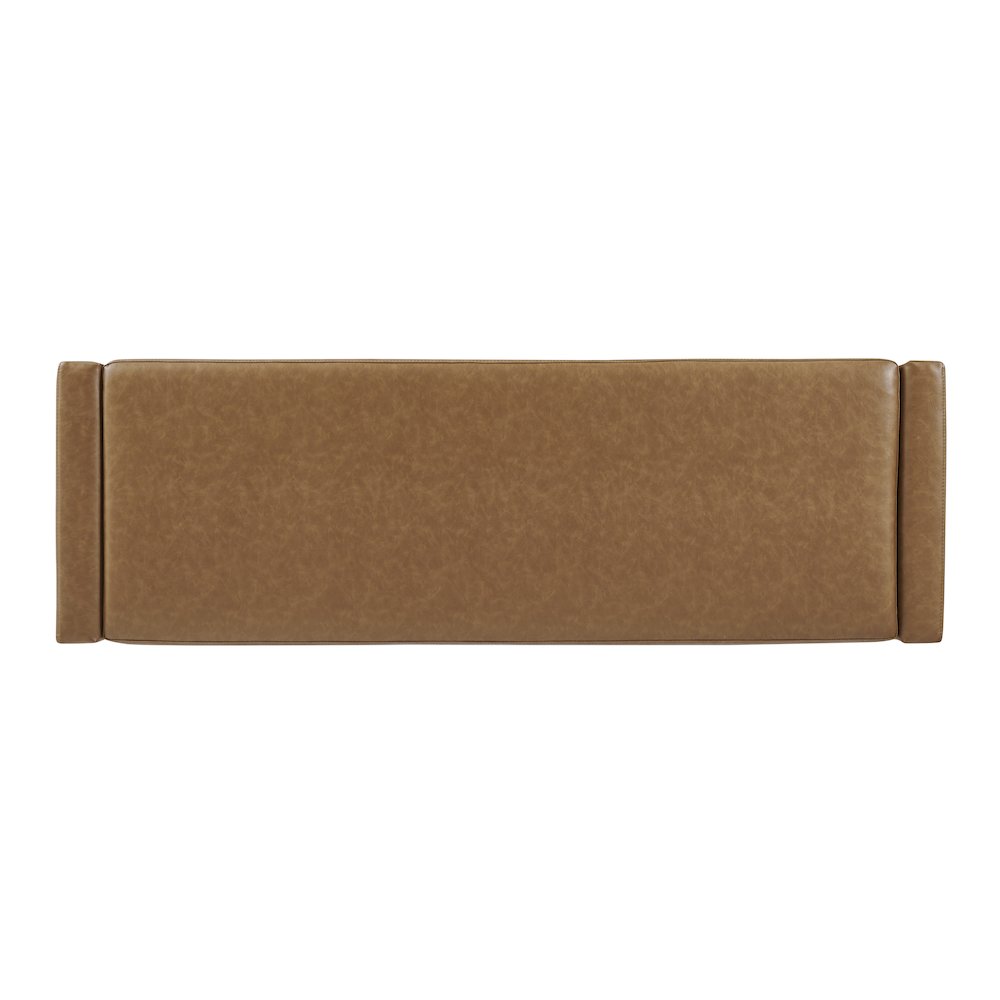Lucca Faux Leather Bench