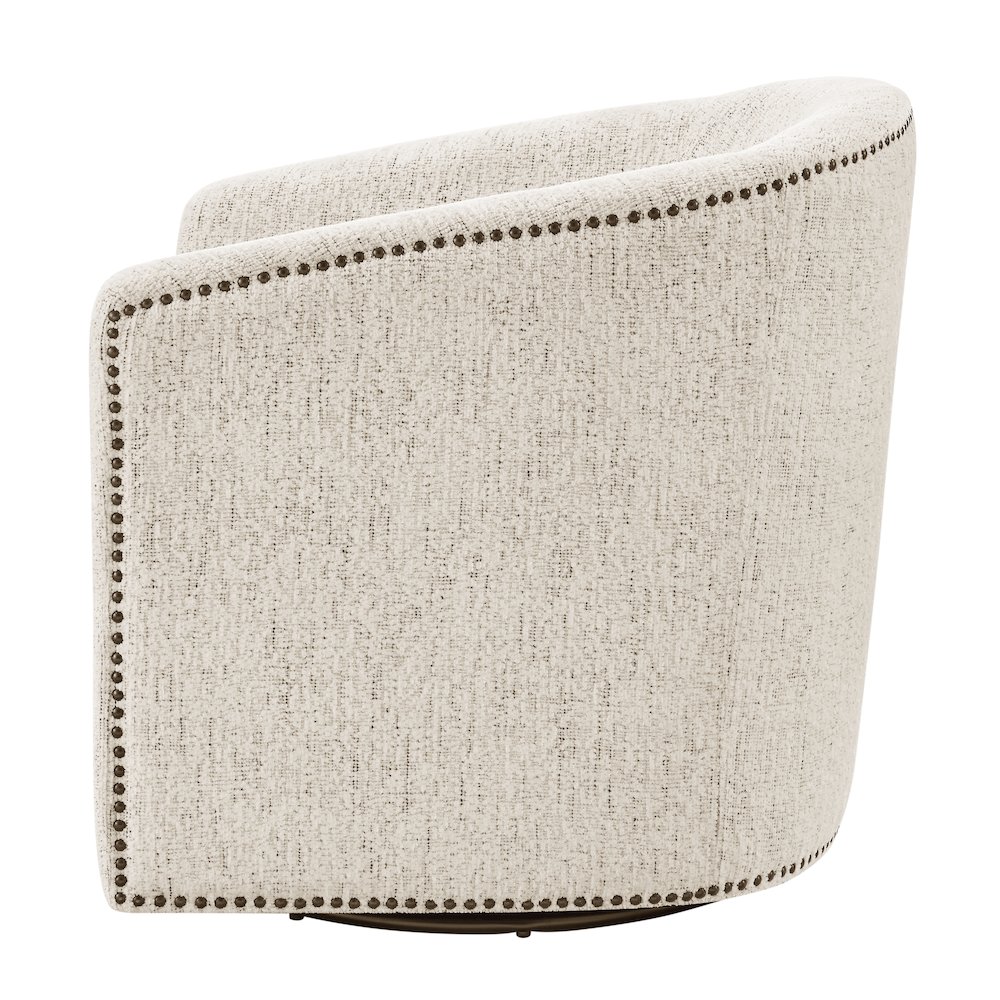 Ernest Chenille Swivel Accent Arm Chair