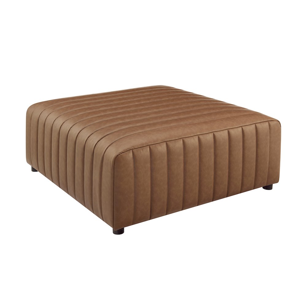 Harland Faux Leather Square Coffee Table/Ottoman