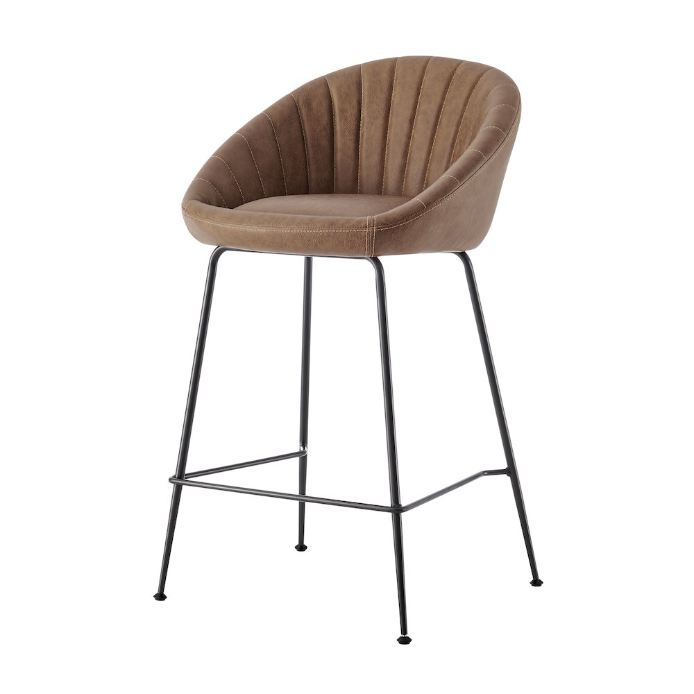 Watson Faux Leather Counter Stool