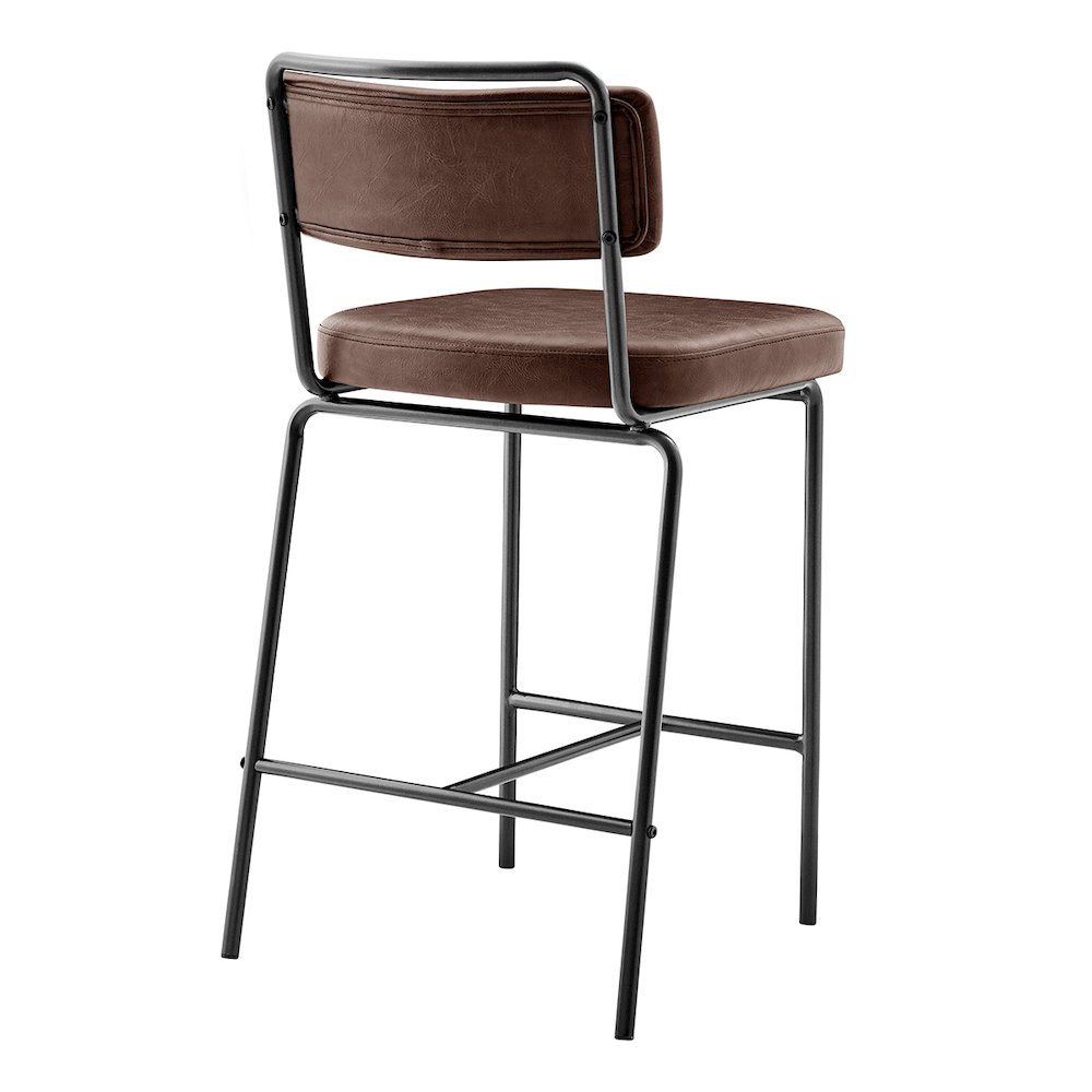 Zander Faux Leather Counter Stool