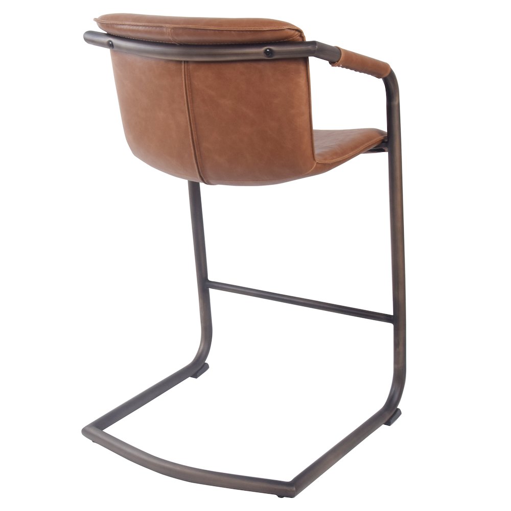 Indy Faux Leather Counter Stool