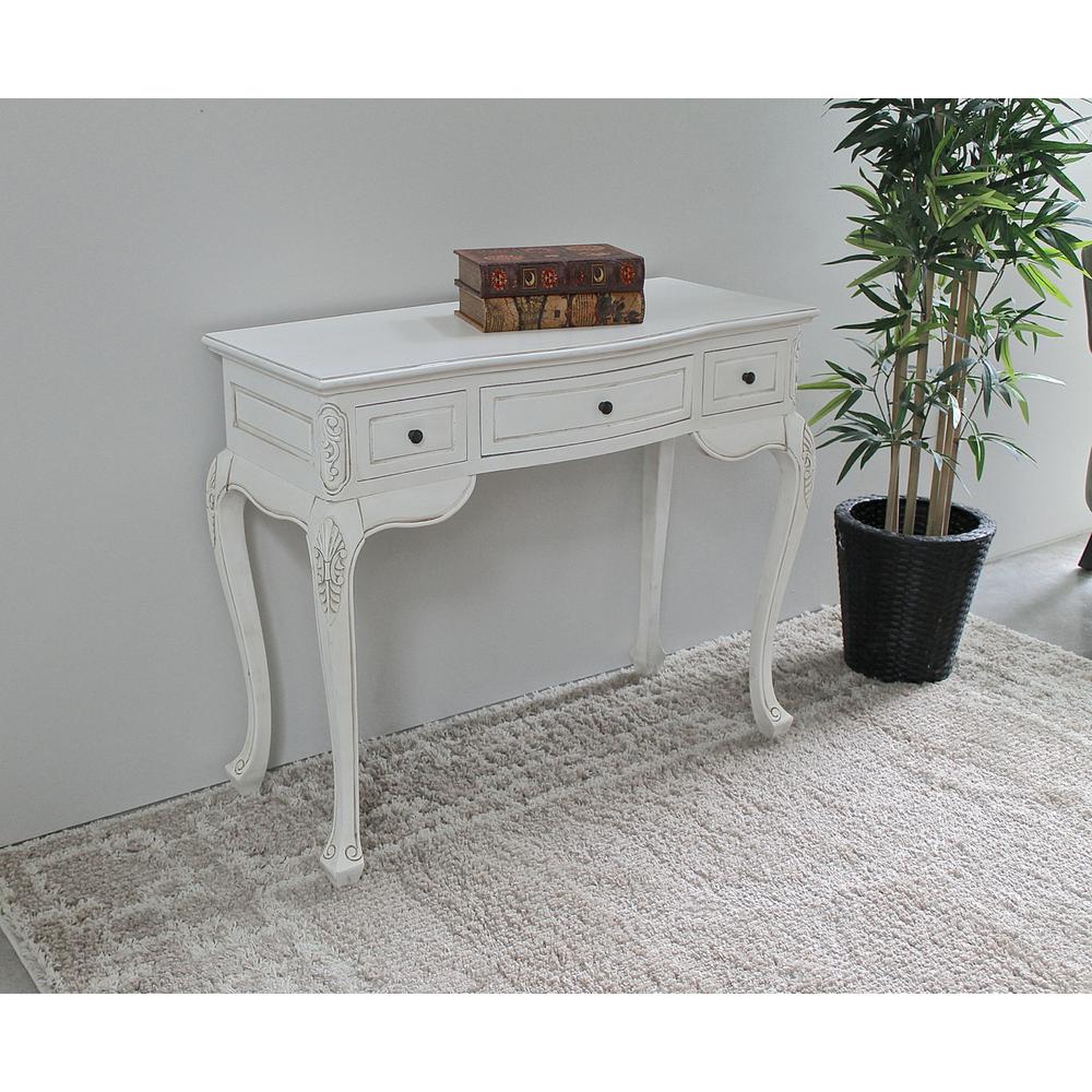 Carved Vanity Desk