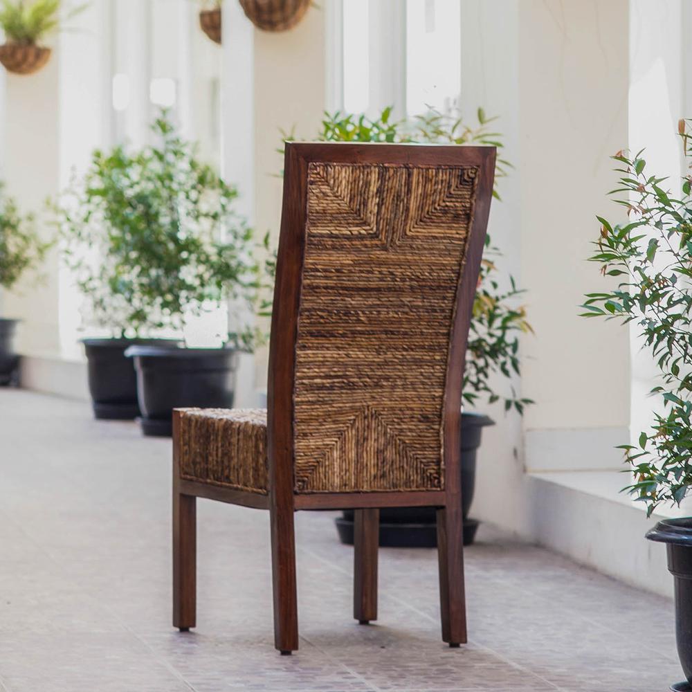 Set of Two Dallas Abaca Weave Dining Chair