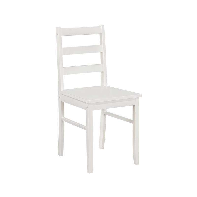 Lavinia 5-Piece White Dining Set