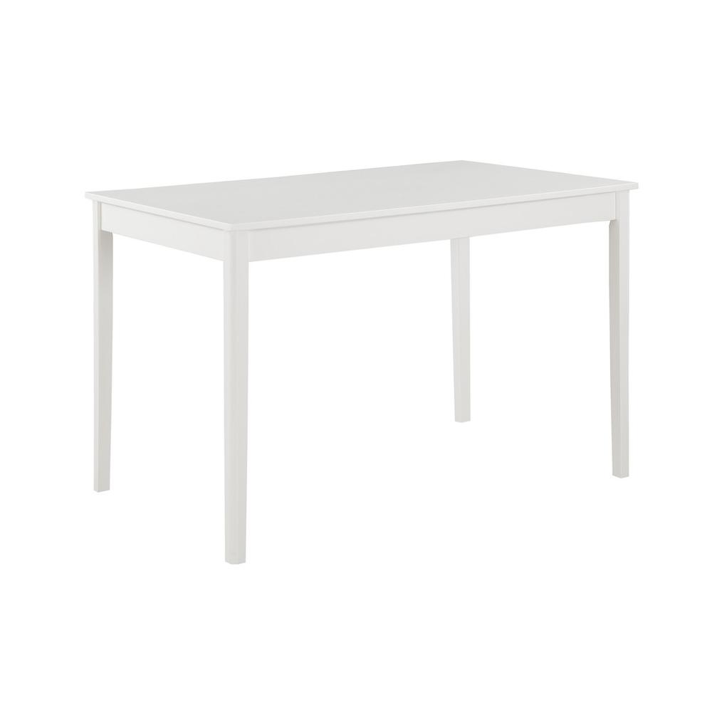 Lavinia 5-Piece White Dining Set