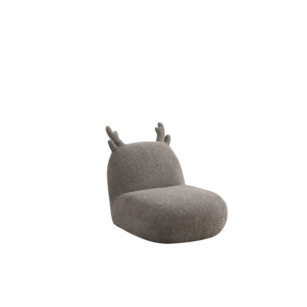 Weston 21.5″W Brown Chenille Deer-Shaped Kids Chair