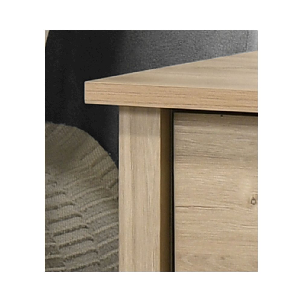 Celeste 20″W Light Oak Finish 1-Drawer Nightstand Bedside Table