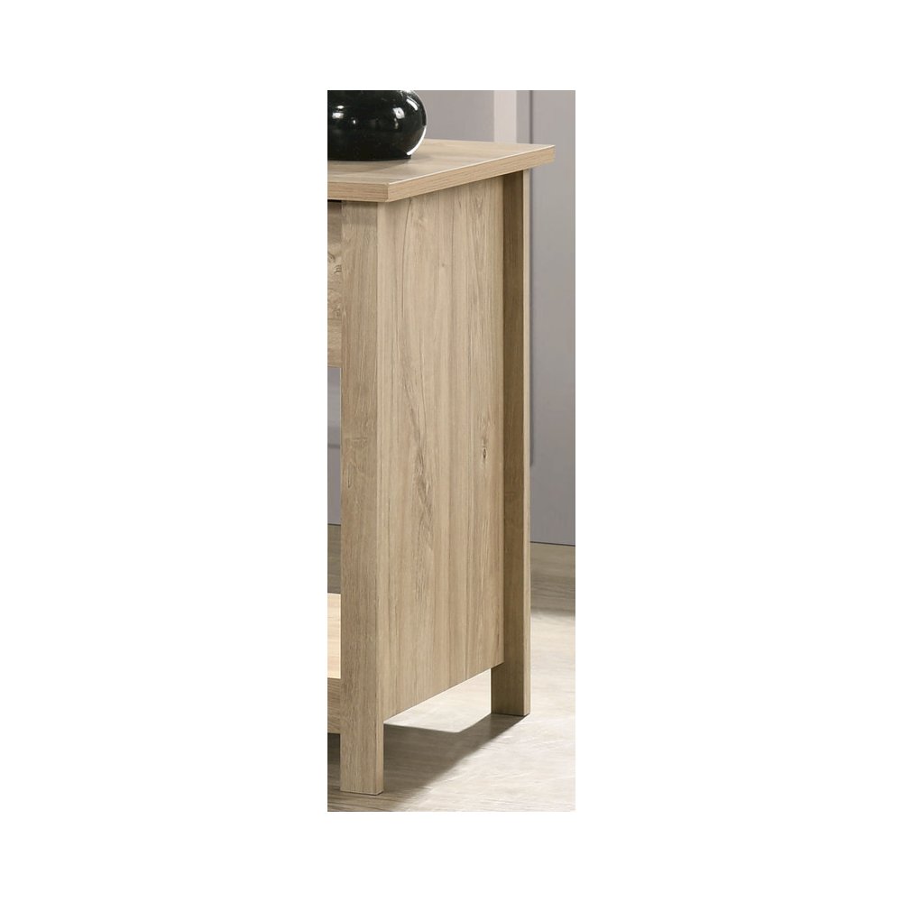 Celeste 20″W Light Oak Finish 1-Drawer Nightstand Bedside Table