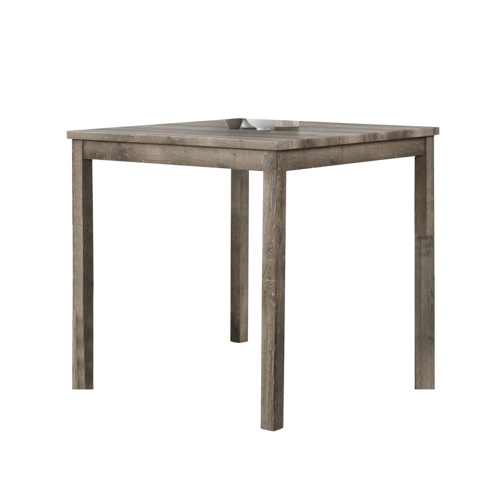 Vitaliya 36″ Antique Natural Oak Square Counter Height Table