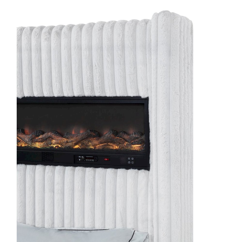 Uphoria Rabbit Velvet California King Bed