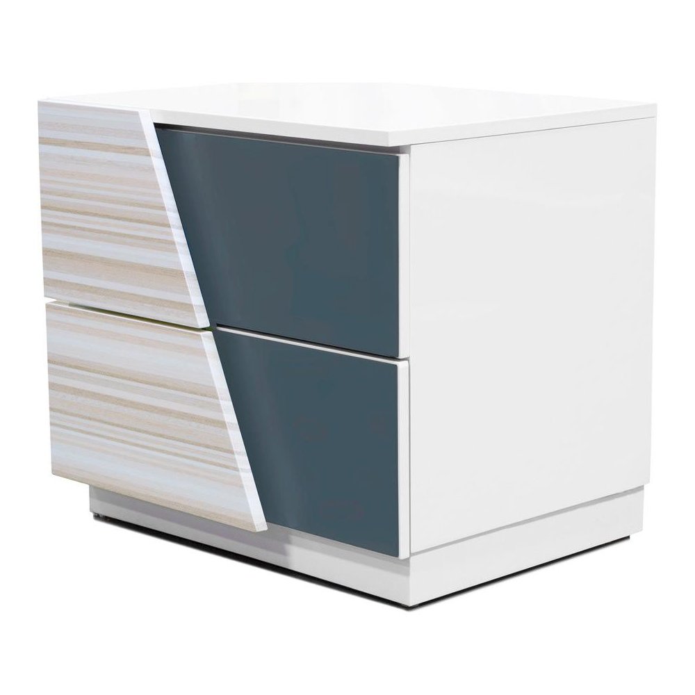 Best Master Manchester 5-Piece Wood Queen Bedroom Set in Zebra/White