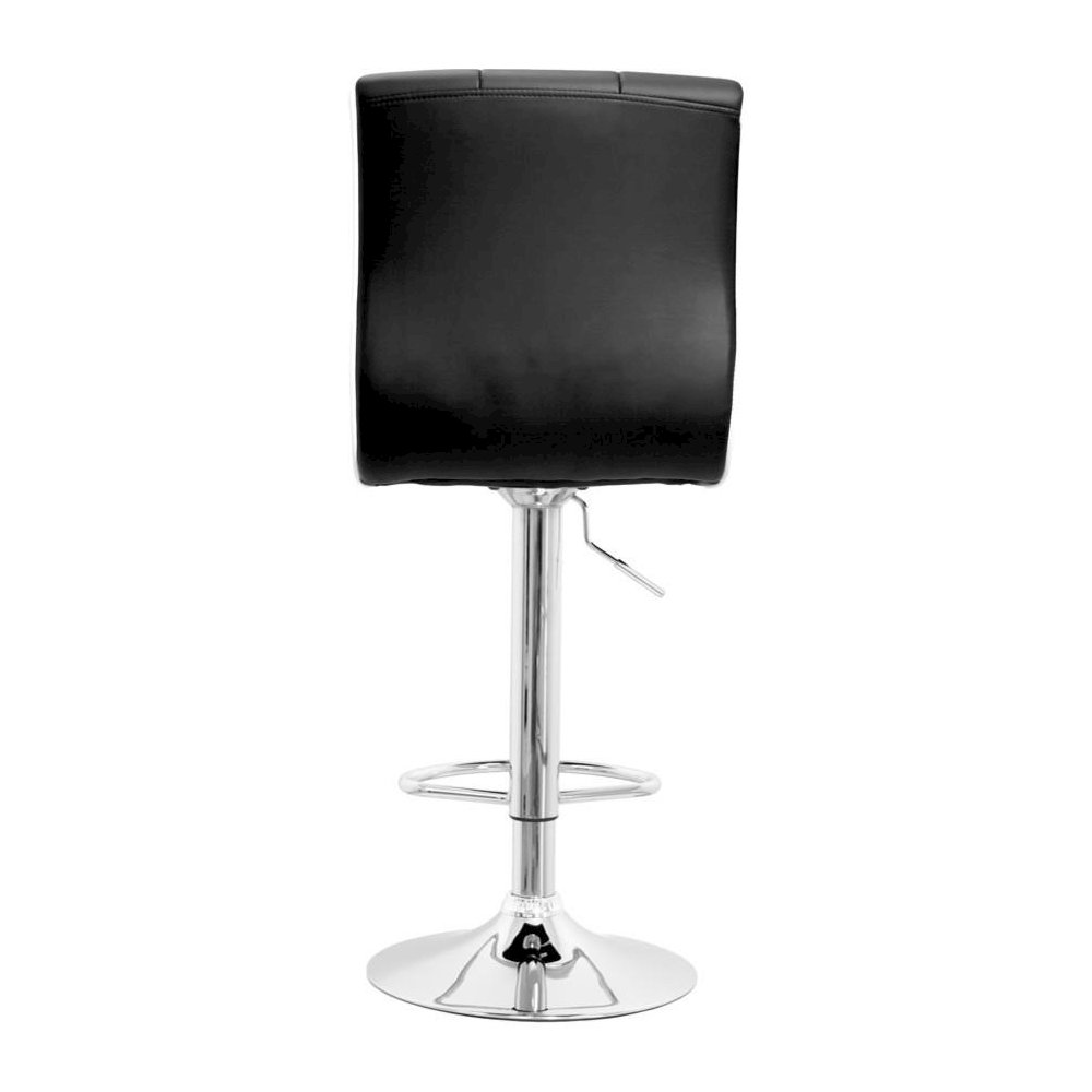 Best Master Swivel Bar Stool With Crystal and Tufted Look in Black (Set of 2)