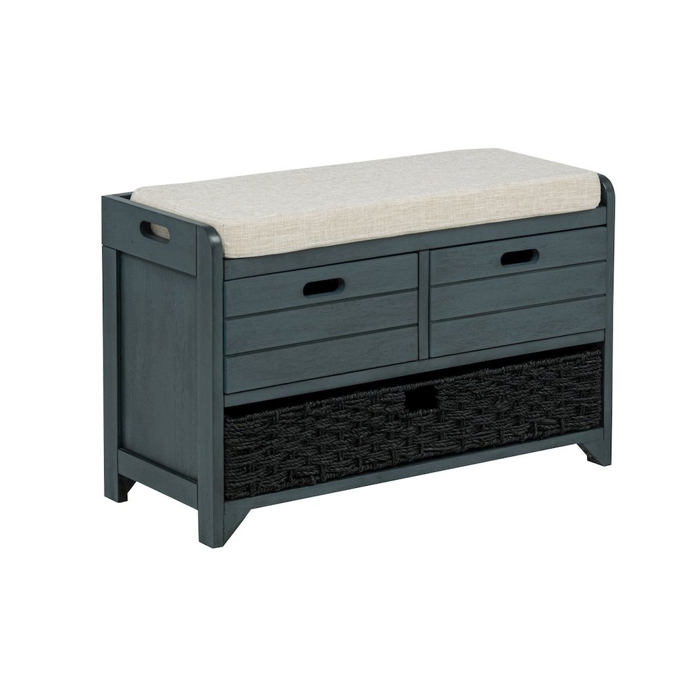 Delport Fully Assembled 2-Drawer Storage Entryway Bench