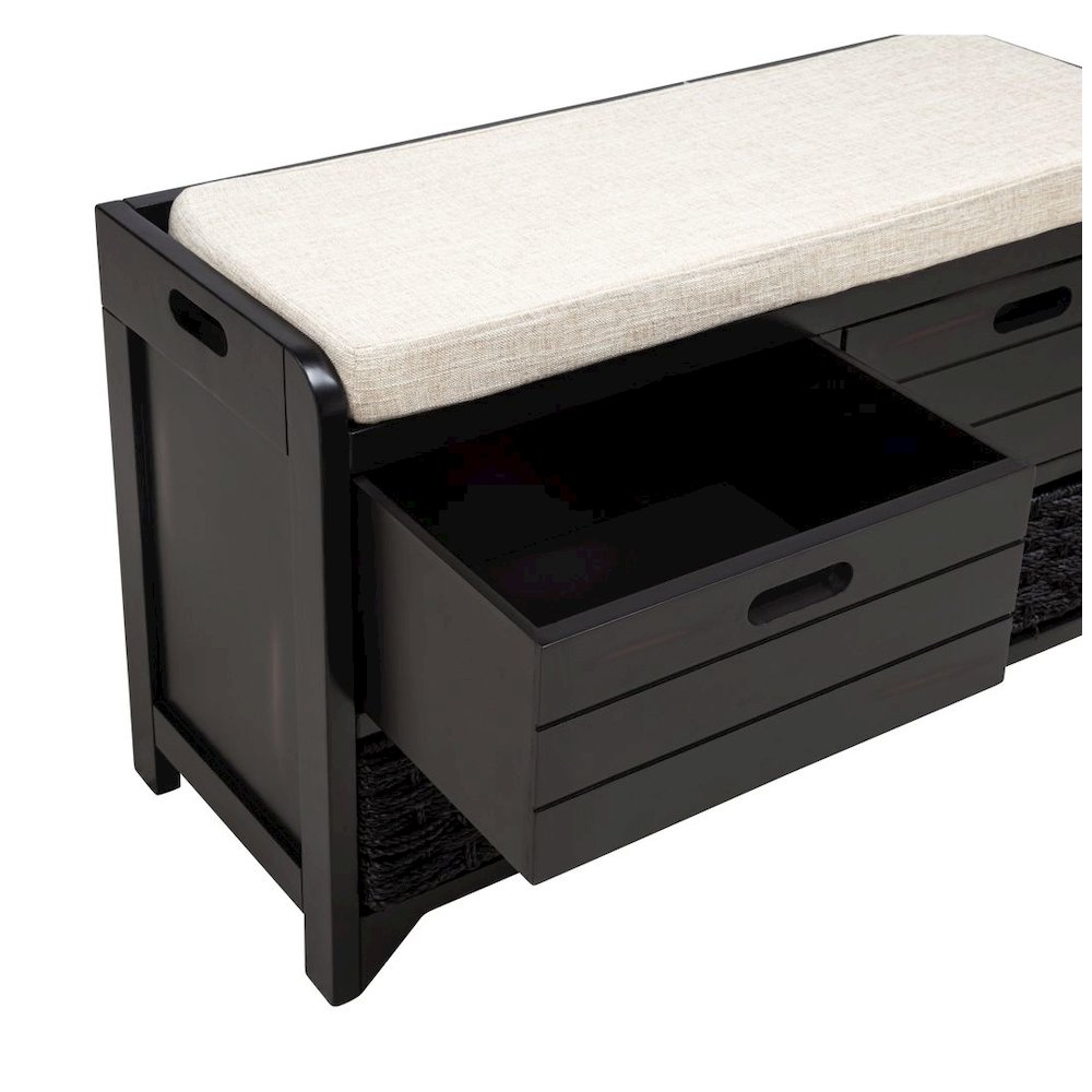 Delport Fully Assembled 2-Drawer Storage Entryway Bench