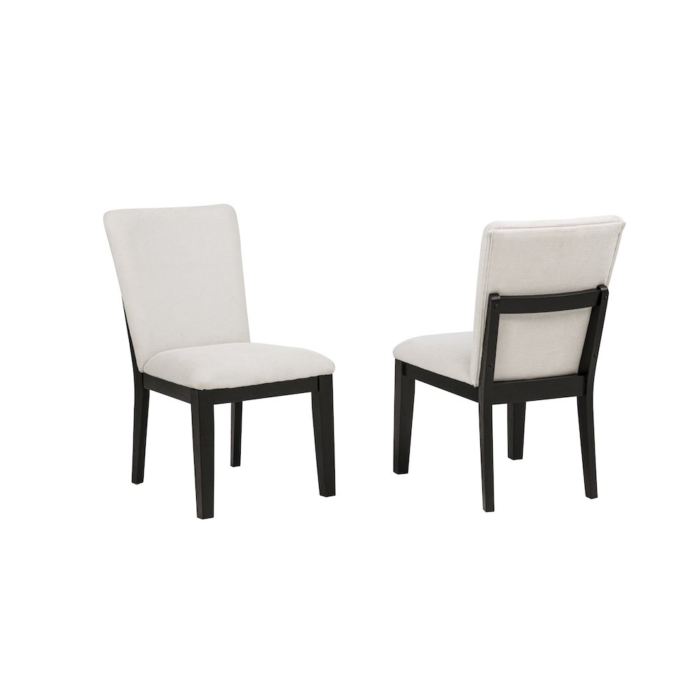 34″ High Modern Upholstered Dining Chair Mid Century Home Kitchen Side Seating