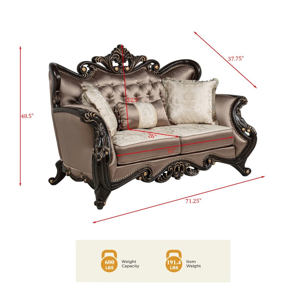 Tlerra Traditional Loveseat
