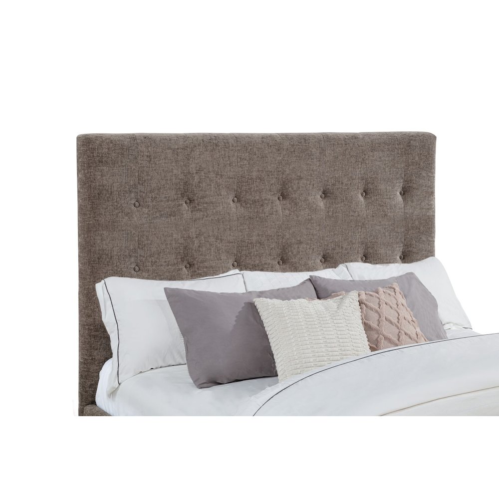 Umeria Upholstered Bed Frame with LED Fireplace Footboard