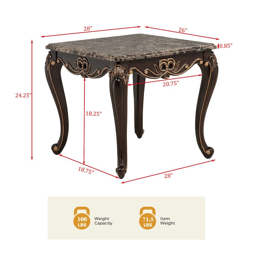 Tlerra Traditional End Table
