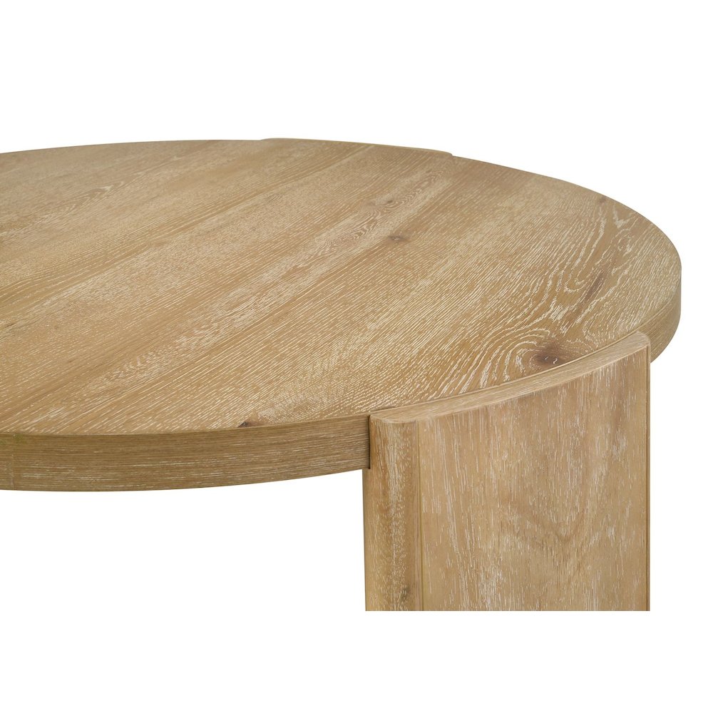 Bristol Mid-Century Round Coffee Table