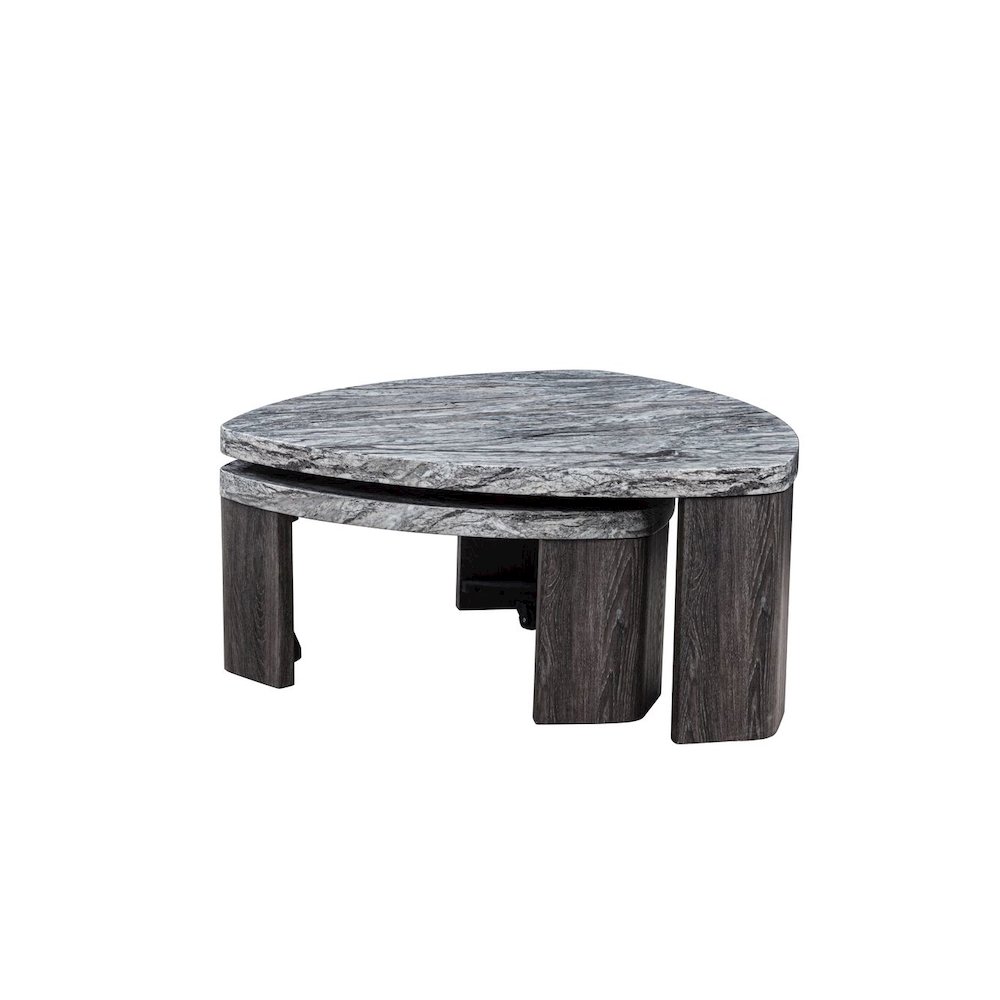 Tvoro 2-Piece Swivel Coffee Table Set
