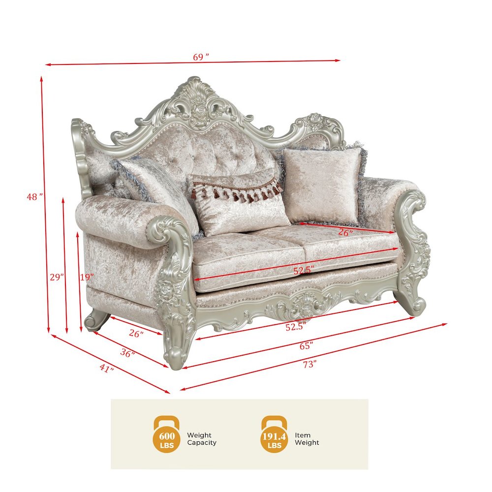 Tlerra Traditional Loveseat