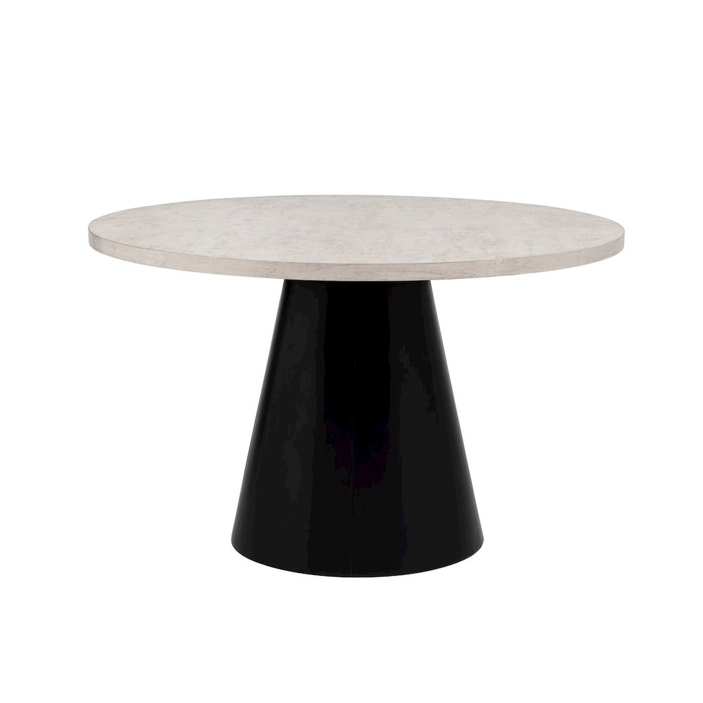 Timaro Transitional Round Dining Table with Pedestal Base