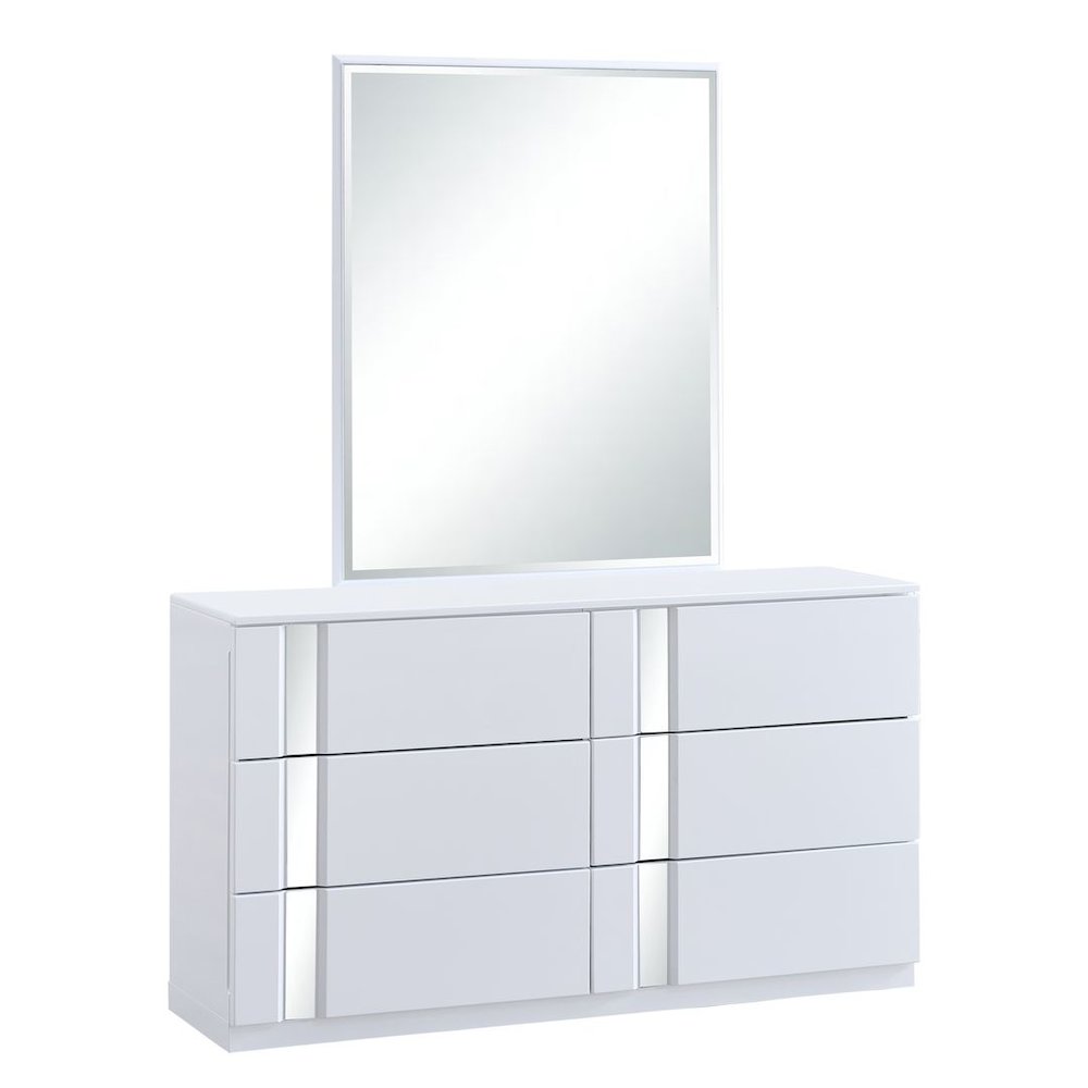 5-Piece Modern Mirrored Bedroom Set