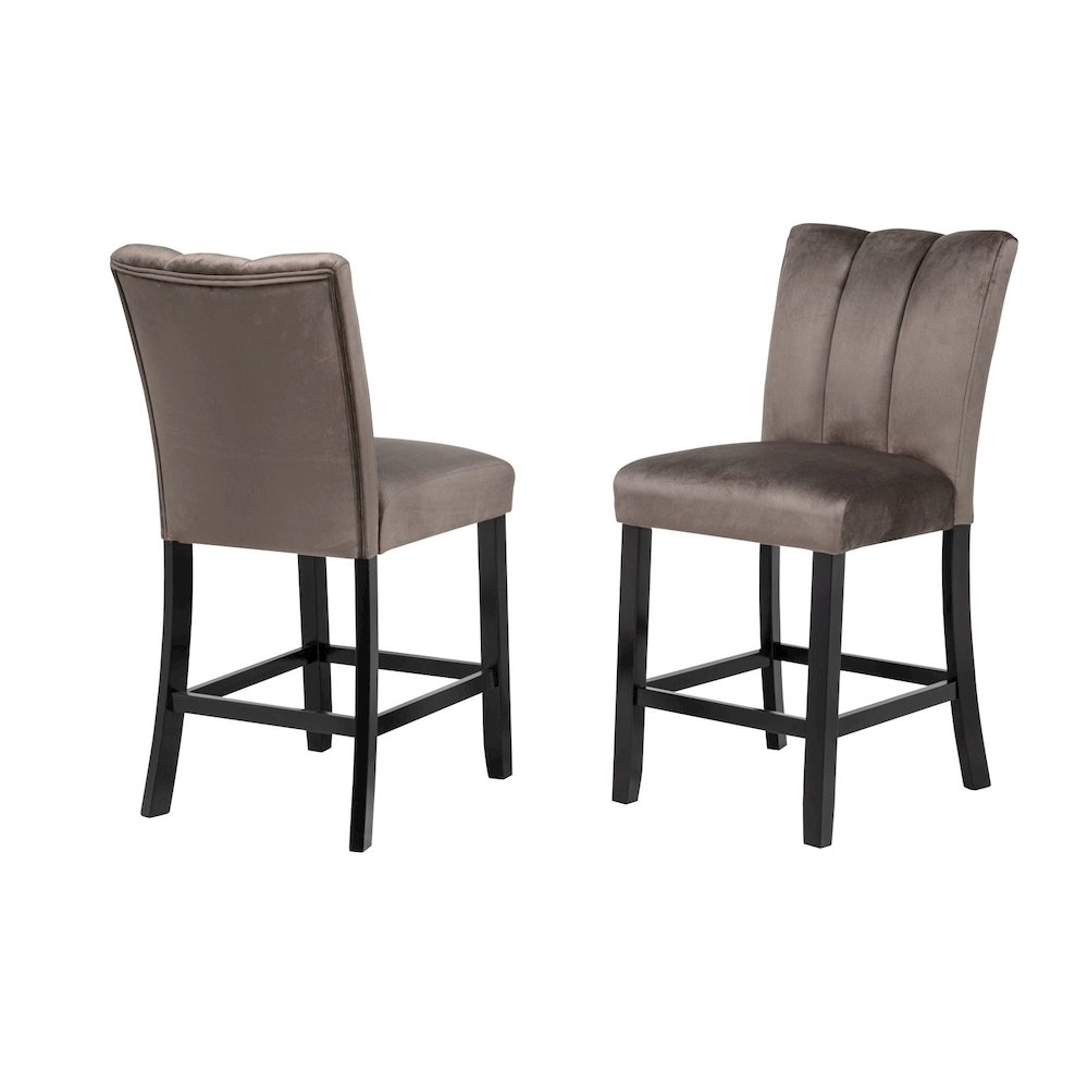 Sheridan Velvet Counter Height Chairs